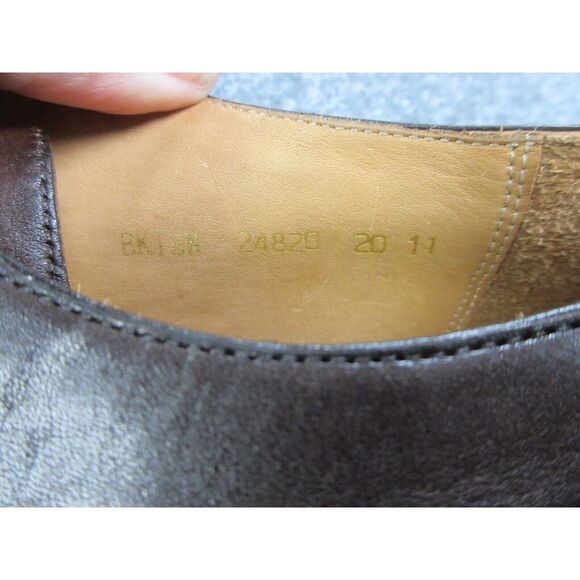 Beckett Simonon Leonard Monkstrap Mens Size 11 Brown Leather Dress Shoes - Picture 13 of 13